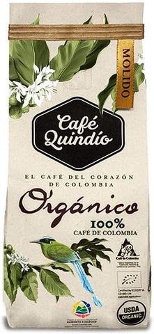 Organic Quindio ground Coffee - Cafe quindio organico molido 340g