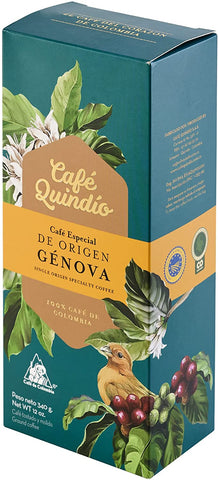 Cafe Quindio Genova (ground) speciality coffee - Cafe Quindio Genova (molido) 340g