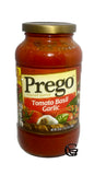 Prego tomato basil garlic sause - Prego salsa de tomates albahacha y ajos.