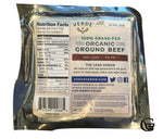 Verde organic ground beef - Verde carne molida organica.