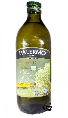 Palermo's organic extra virgen olive oil - Palermo aceite extra virgen organico.